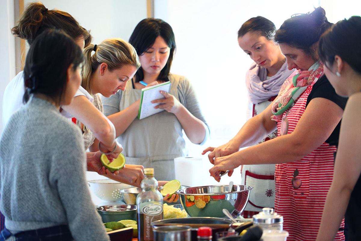 Home cooking lesson