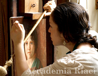 Learn restoration of paintings in Florence, Italy