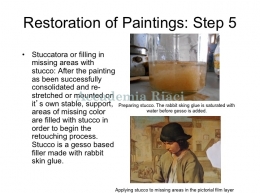 Restoration of Paintings